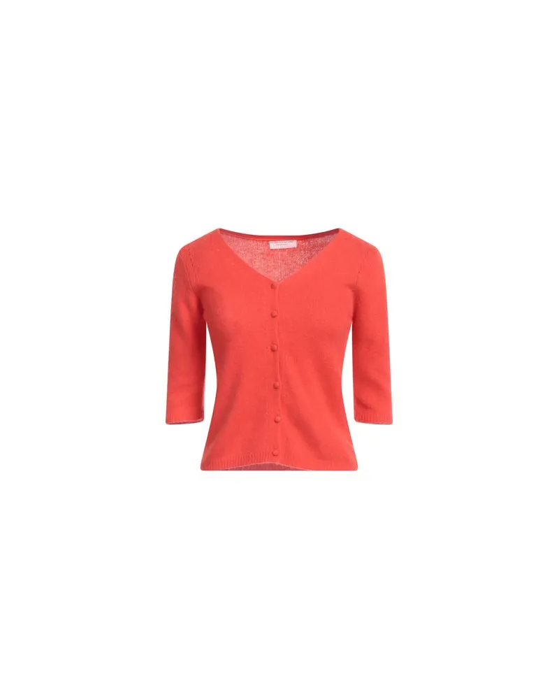 Majestic STRICKWAREN - Strickjackenauf YOOX.COM Koralle