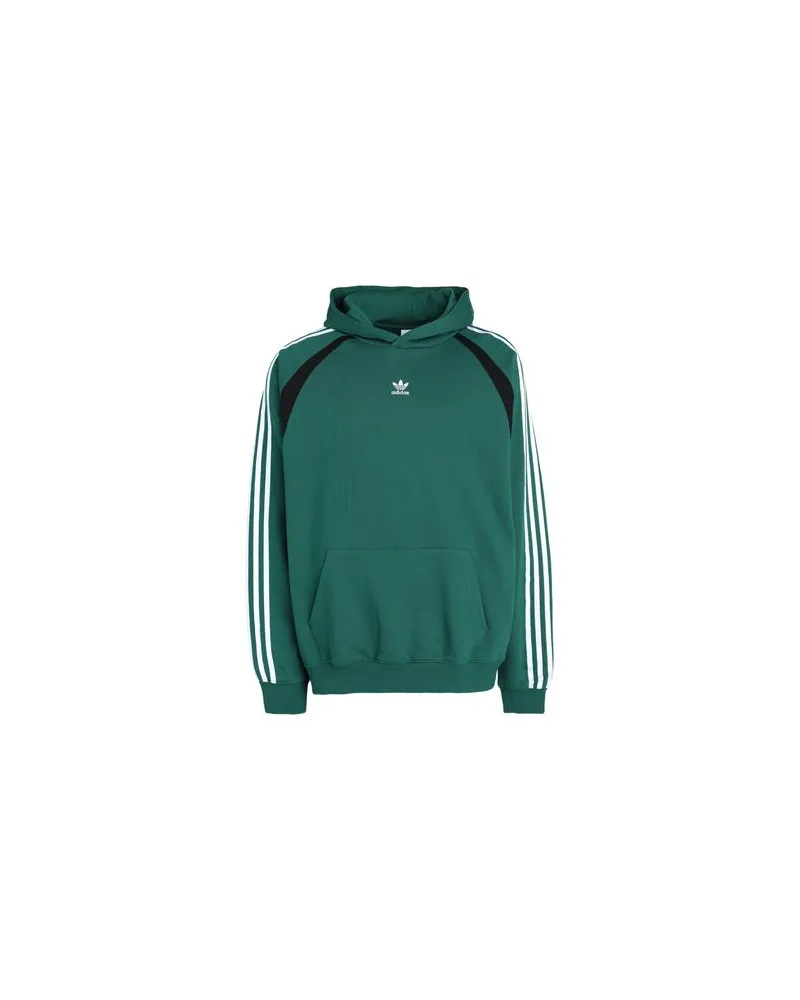 adidas HOODIE  - TOPS - Sweatshirtsauf YOOX.COM Dunkelgrün