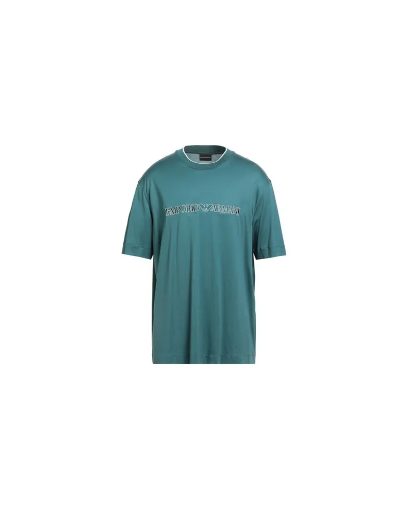 Emporio Armani TOPS - T-shirtsauf YOOX.COM Aquamarin