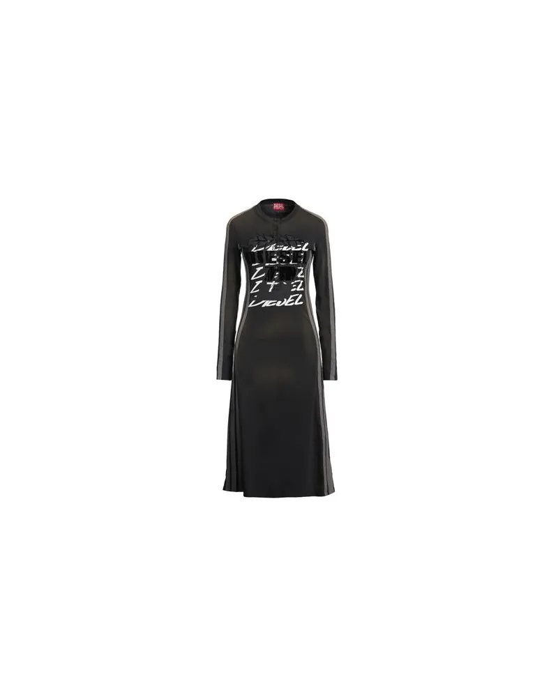 Diesel KLEIDER - Midi-Kleiderauf YOOX.COM Braungrau