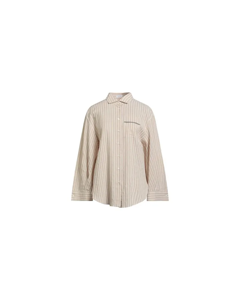 Brunello Cucinelli TOPS - Hemdenauf YOOX.COM Beige