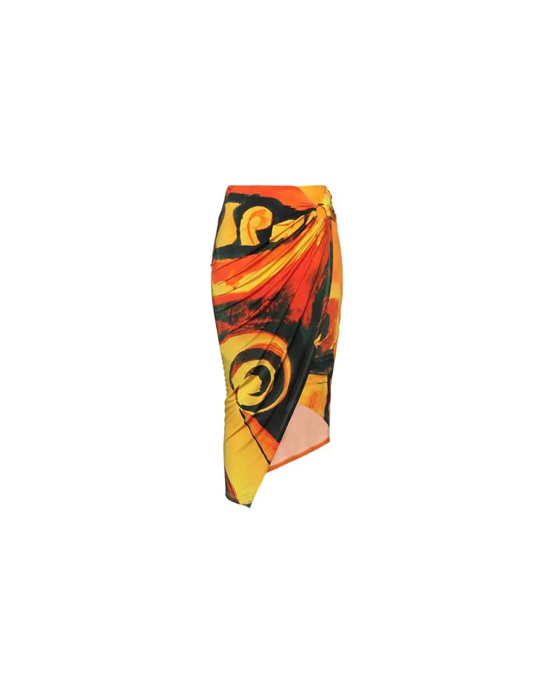 Louisa Ballou HOSEN & RÖCKE - Midi-Röckeauf YOOX.COM Orange