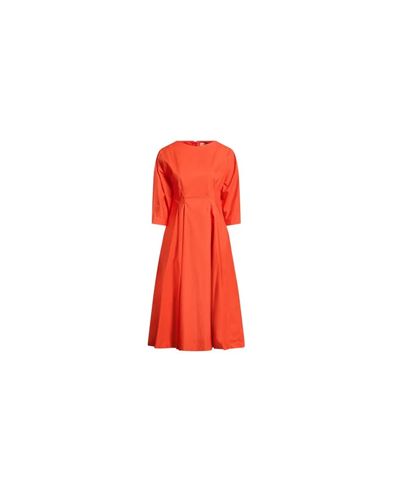Gentryportofino KLEIDER - Midi-Kleiderauf YOOX.COM Orange