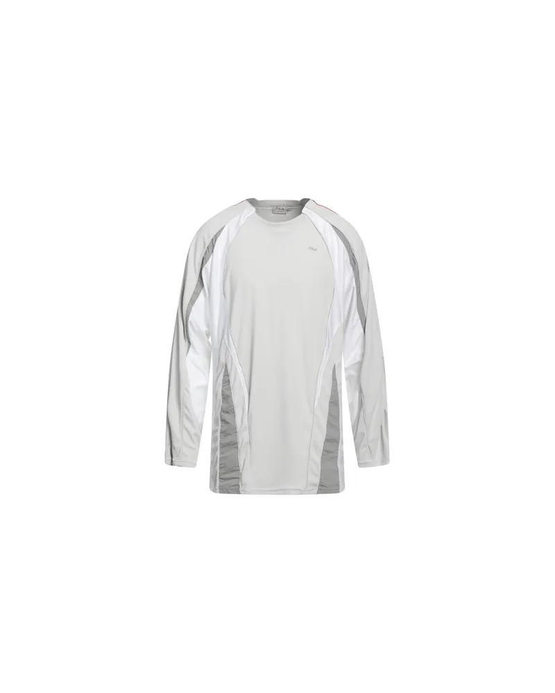 Fila TOPS - T-shirtsauf YOOX.COM Hellgrau