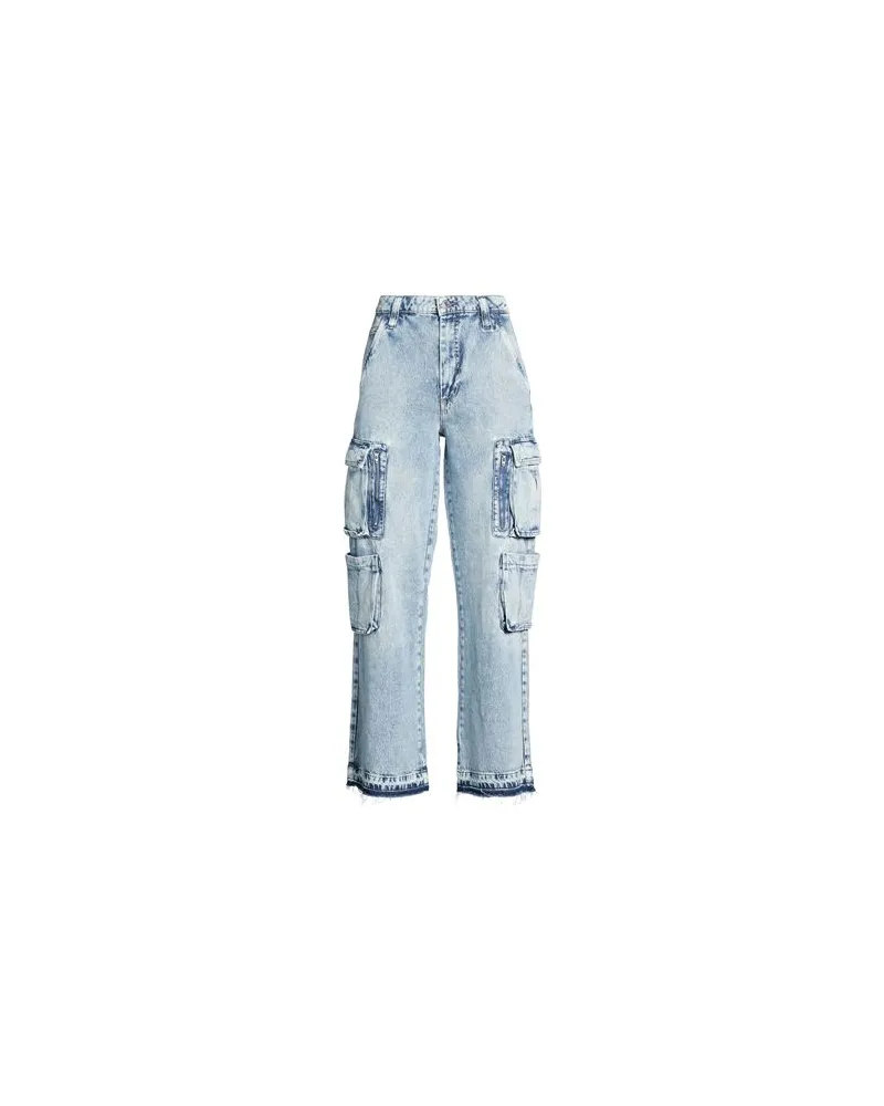Guess HOSEN & RÖCKE - Jeanshosenauf YOOX.COM Blau
