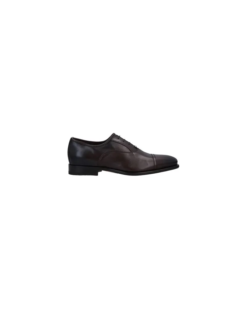 Santoni SCHUHE - Schnürschuheauf YOOX.COM Dunkelbraun