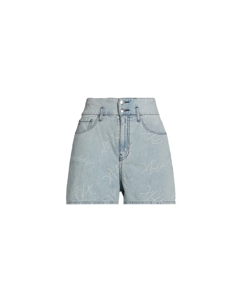 Armani Exchange HOSEN & RÖCKE - Jeansshortsauf YOOX.COM Blau