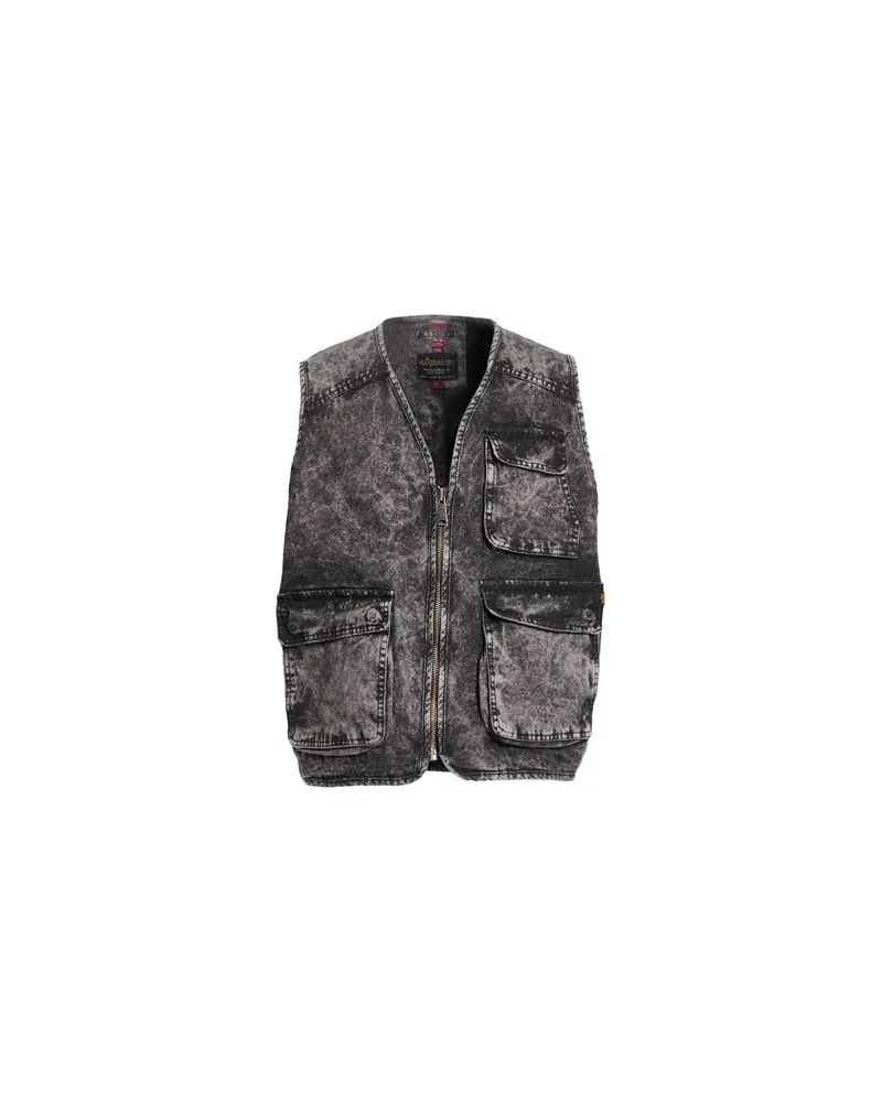Alpha Industries JACKEN & MÄNTEL - Westenauf YOOX.COM Grau