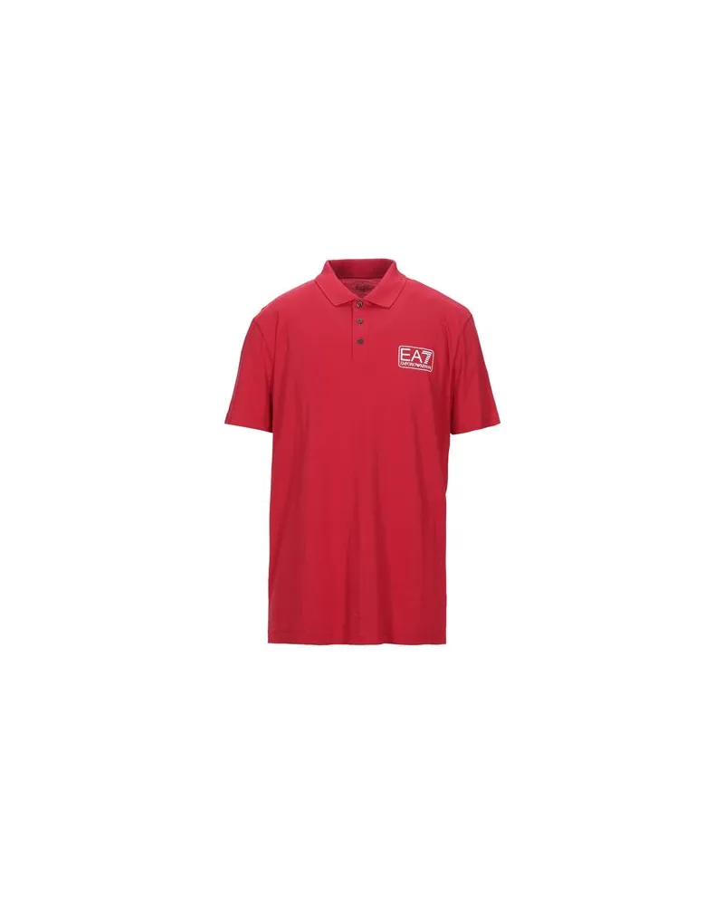 EA7 TOPS - Poloshirtsauf YOOX.COM Rot