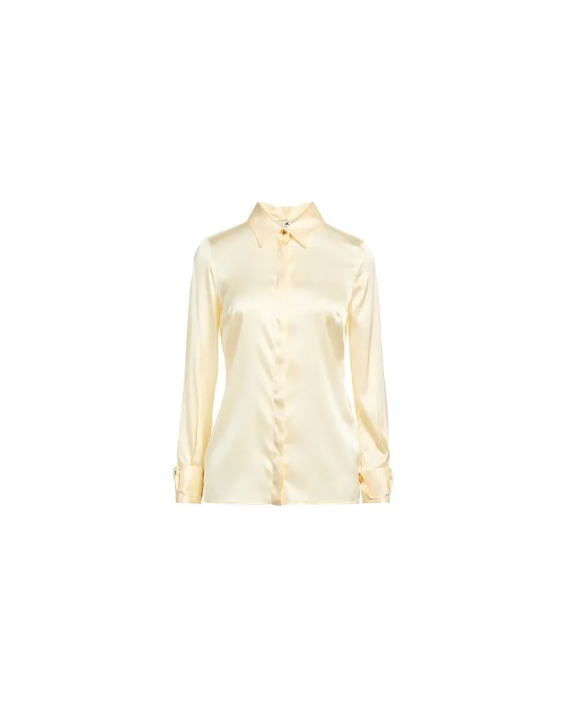 Elisabetta Franchi TOPS - Hemdenauf YOOX.COM Cremeweiß