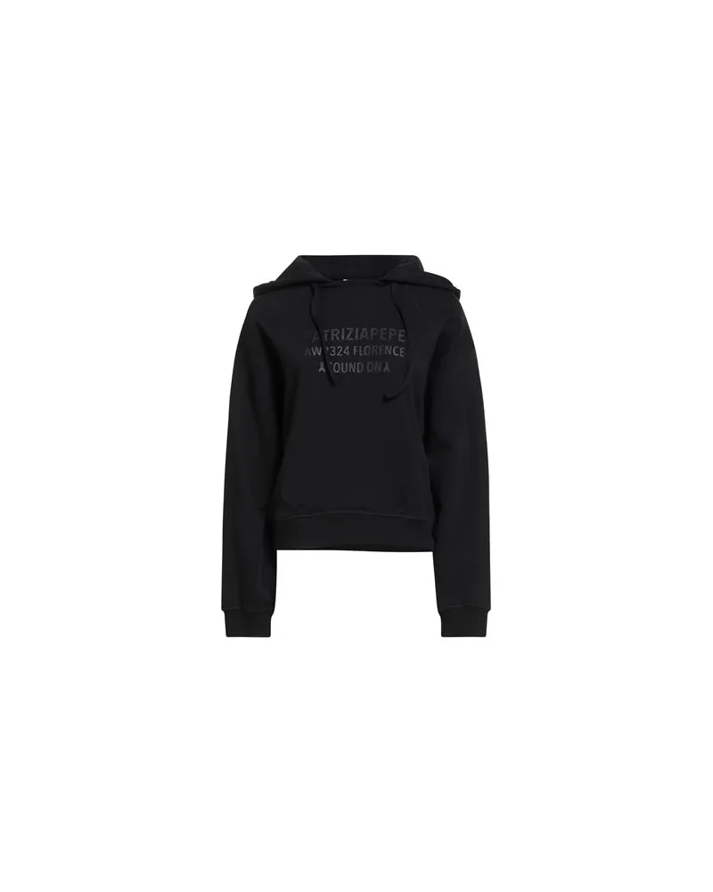 Patrizia Pepe TOPS - Sweatshirtsauf YOOX.COM Schwarz