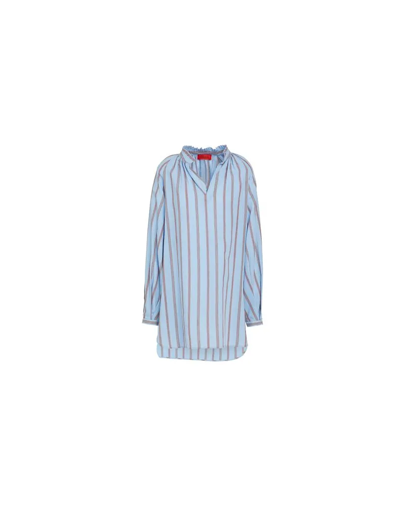 MAX&Co. FLORES  - KLEIDER - Mini-Kleiderauf YOOX.COM Hellblau