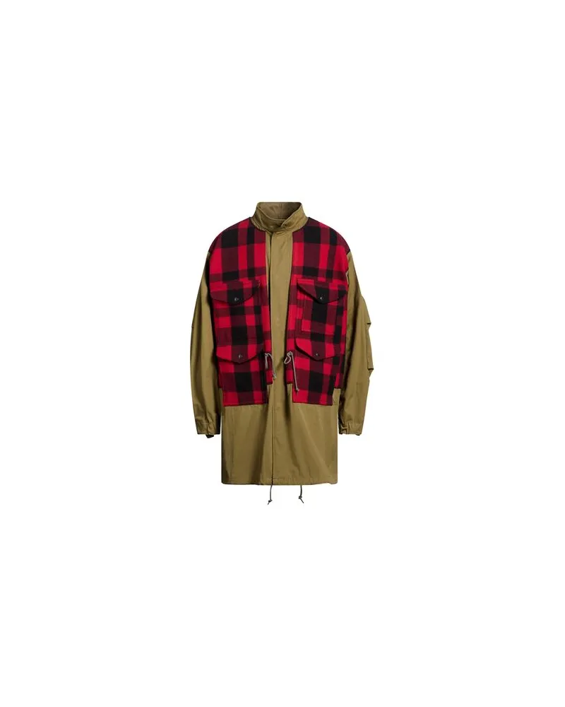 Junya Watanabe JACKEN & MÄNTEL - Jacken, Mäntel & Trenchcoatsauf YOOX.COM Militärgrün