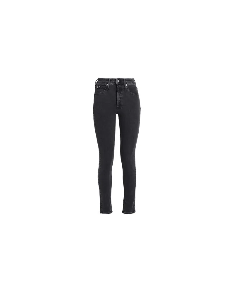 Calvin Klein HOSEN & RÖCKE - Jeanshosenauf YOOX.COM Schwarz