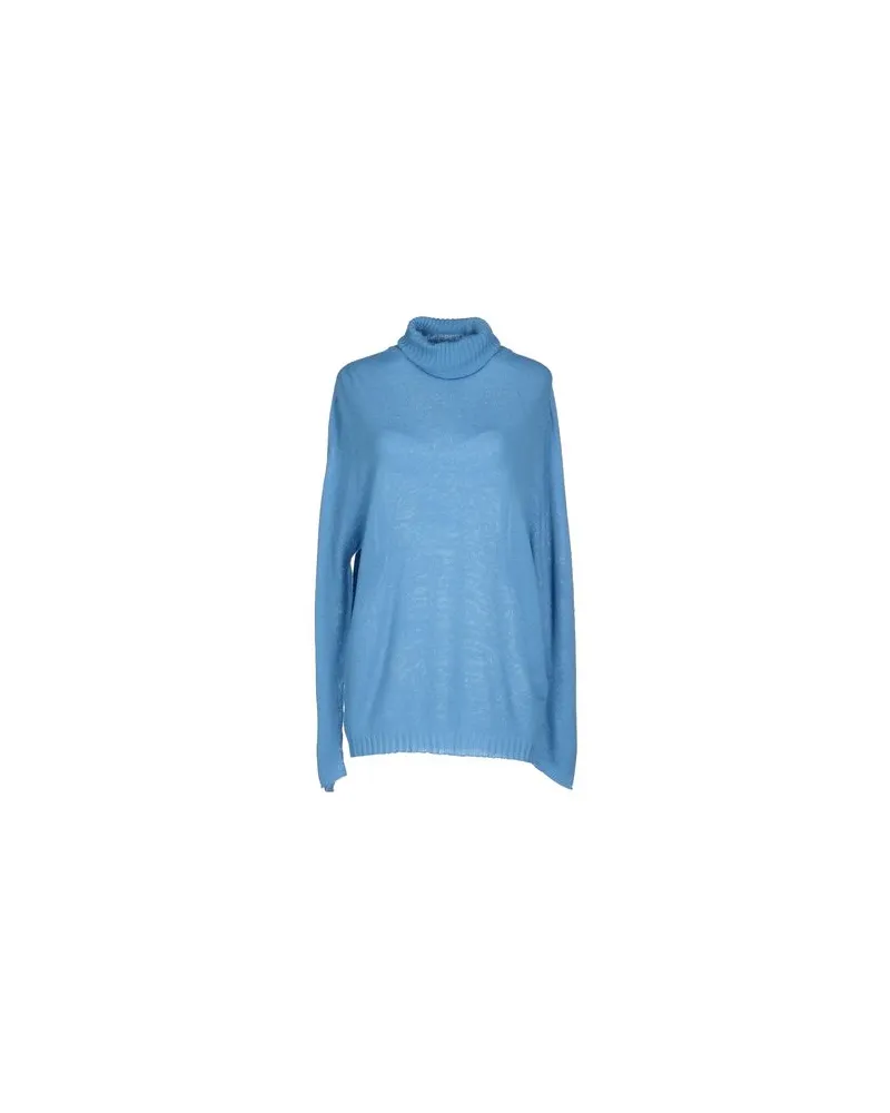 Roberto Collina STRICKWAREN - Rollkragenpulloverauf YOOX.COM Azurblau
