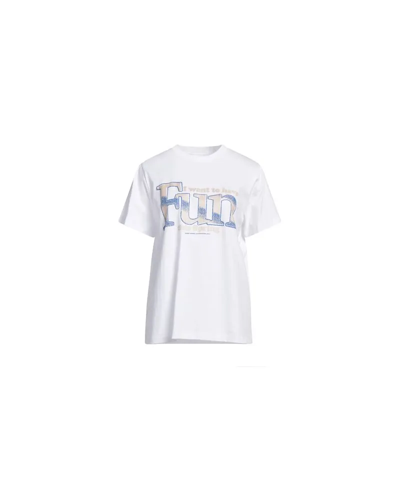 Ganni TOPS - T-shirtsauf YOOX.COM Weiß