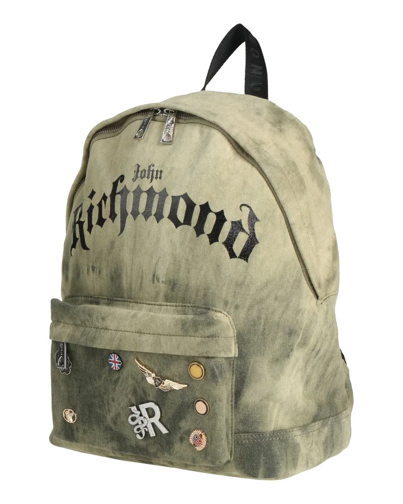 John Richmond Rucksack Militärgrün