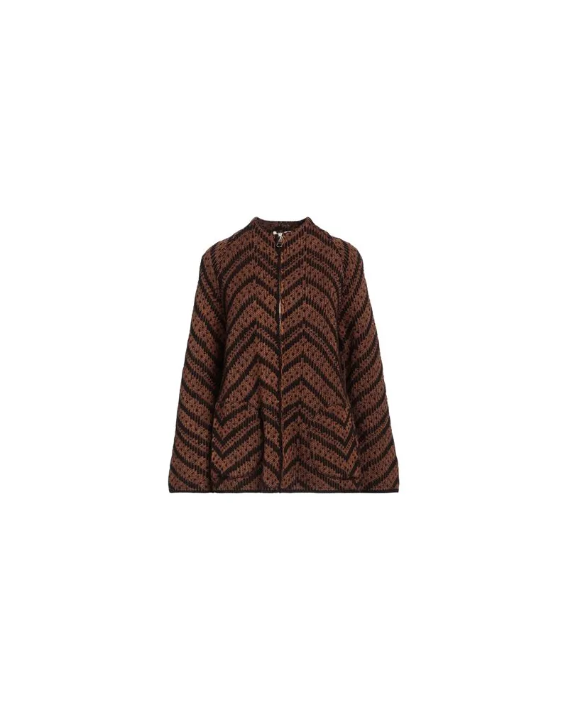 SIYU STRICKWAREN - Strickjackenauf YOOX.COM Braun