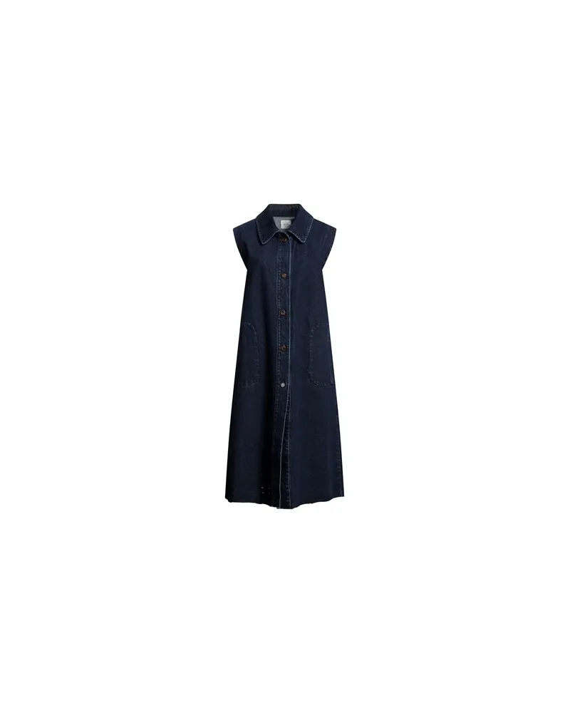 ALYSI CRÈME - JACKEN & MÄNTEL - Jeansjacken/Mäntelauf YOOX.COM Blau