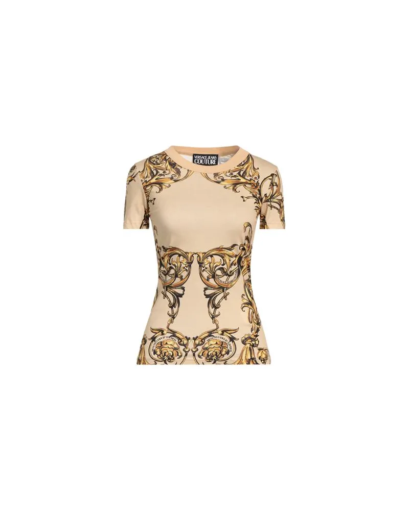 Versace Jeans TOPS - T-shirtsauf YOOX.COM Beige