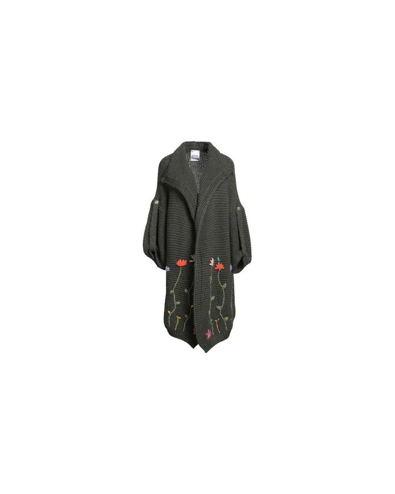 HISTORY REPEATS STRICKWAREN - Strickjackenauf YOOX.COM Dunkelgrün