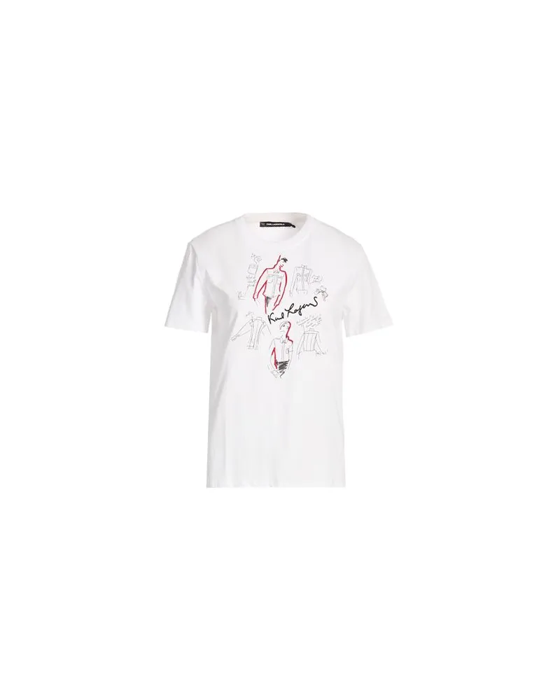 Karl Lagerfeld TOPS - T-shirtsauf YOOX.COM Weiß
