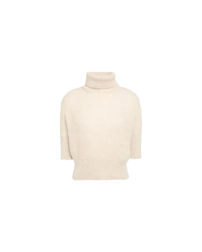 AKEP STRICKWAREN - Rollkragenpulloverauf YOOX.COM Beige