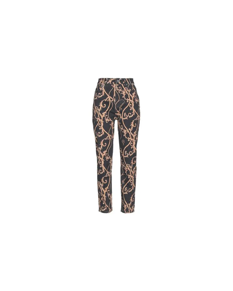 Ganni HOSEN & RÖCKE - Jeanshosenauf YOOX.COM Schwarz