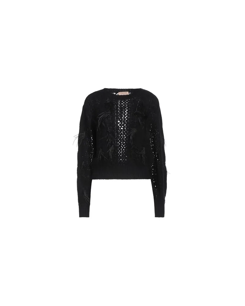 Twin-Set STRICKWAREN - Pulloverauf YOOX.COM Schwarz