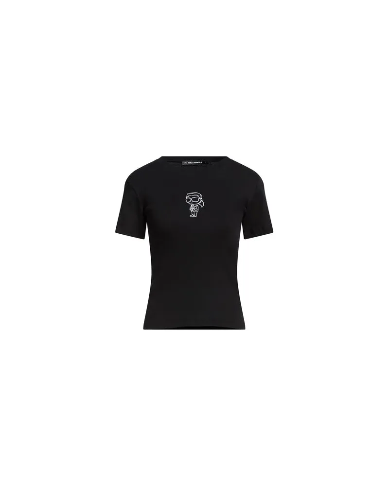 Karl Lagerfeld TOPS - T-shirtsauf YOOX.COM Schwarz