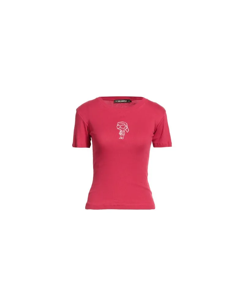 Karl Lagerfeld TOPS - T-shirtsauf YOOX.COM Magenta