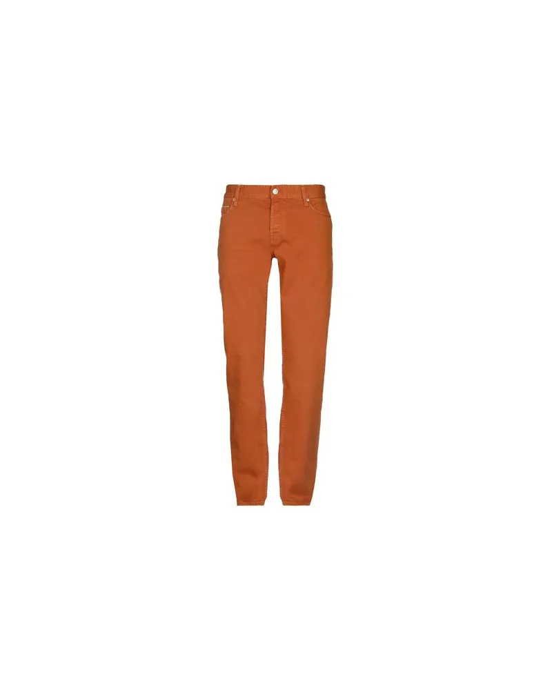 Care Label HOSEN & RÖCKE - Jeanshosenauf YOOX.COM Rostrot