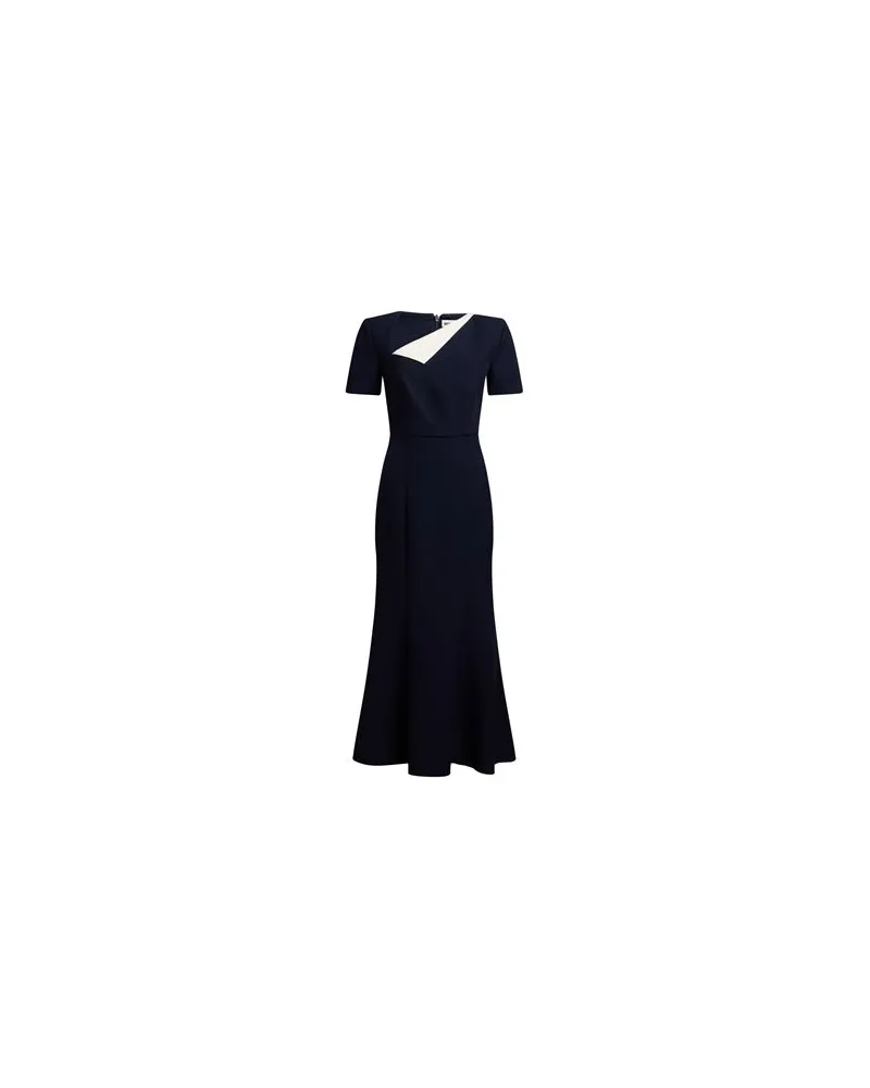 Roland Mouret KLEIDER - Maxi-Kleiderauf YOOX.COM Nachtblau