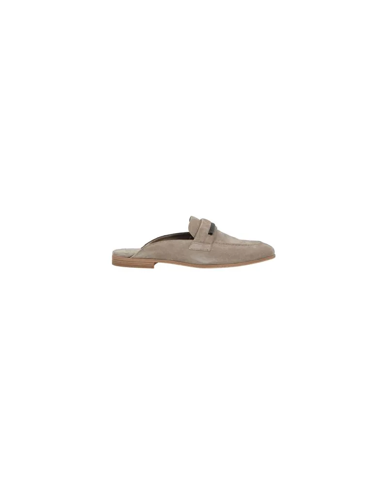Brunello Cucinelli SCHUHE - Mules & Clogsauf YOOX.COM Maulwurfsgrau