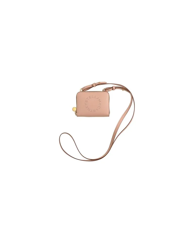 Stella McCartney Kleinlederwaren - Portemonnaies mit Tragriemenauf YOOX.COM Hellrosa