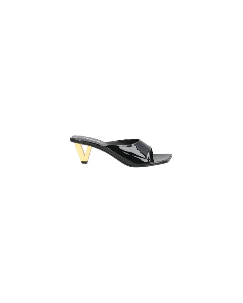 Versace SCHUHE - Sandalenauf YOOX.COM Schwarz