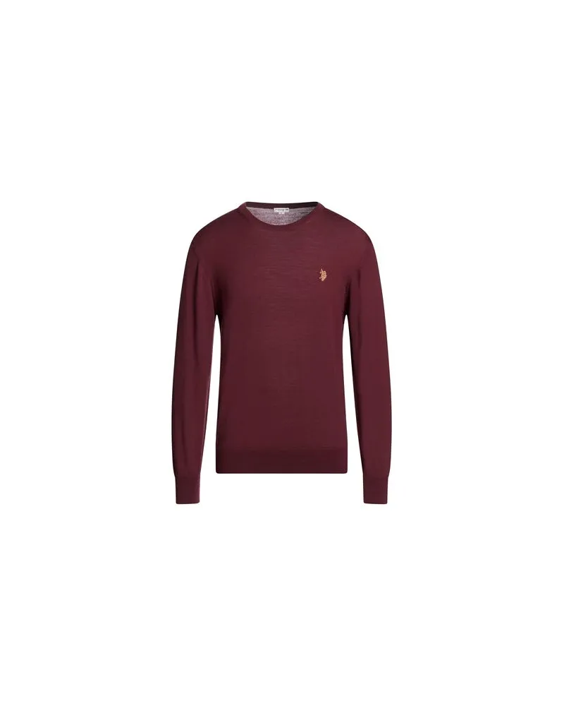 U.S. Polo Assn.  STRICKWAREN - Pulloverauf YOOX.COM Bordeaux
