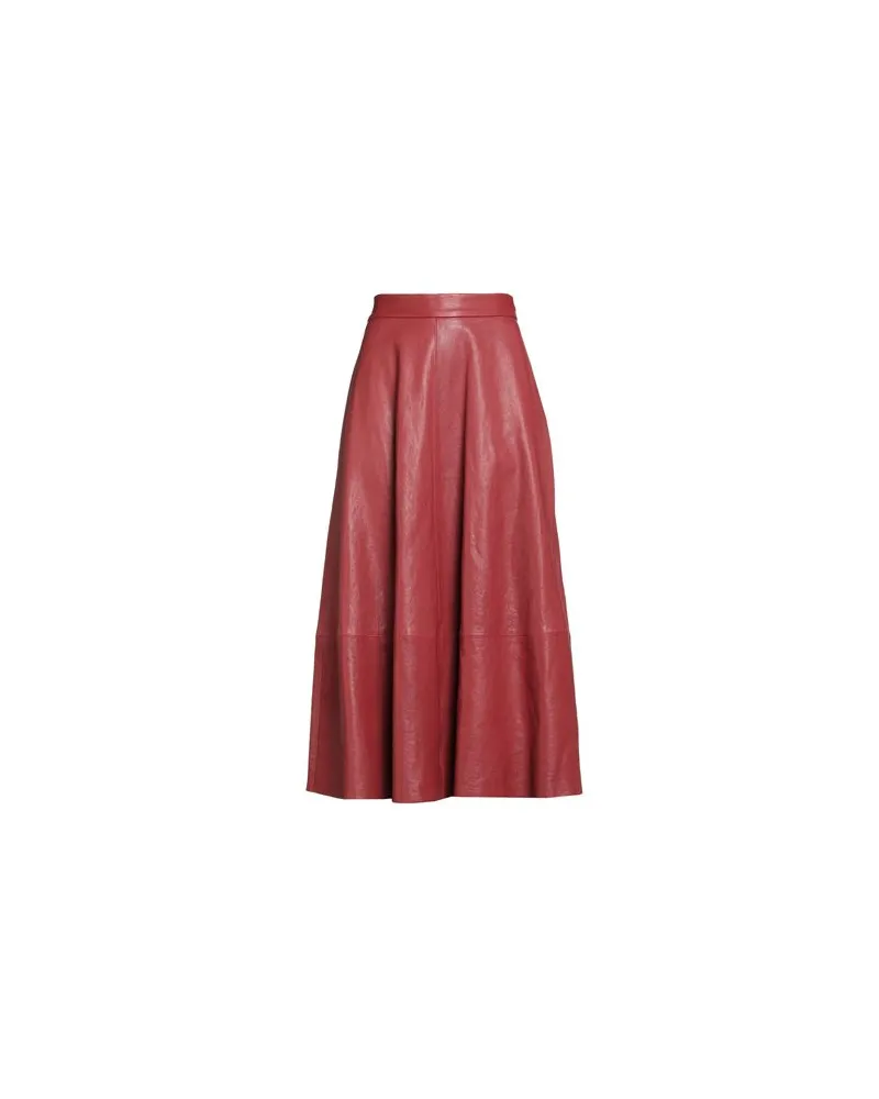 Brunello Cucinelli HOSEN & RÖCKE - Midi-Röckeauf YOOX.COM Ziegelrot