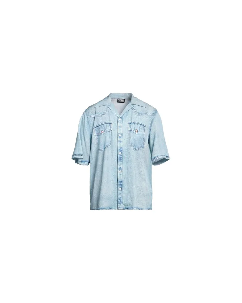 Diesel TOPS - Jeanshemdenauf YOOX.COM Blau