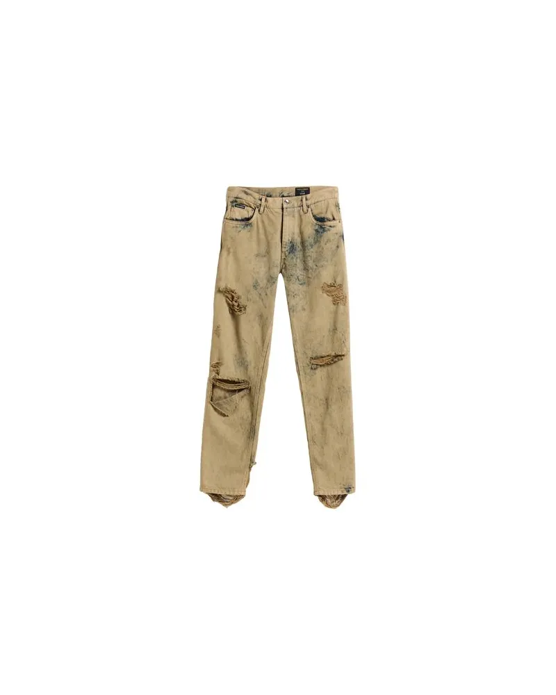 Dolce & Gabbana HOSEN & RÖCKE - Jeanshosenauf YOOX.COM Beige