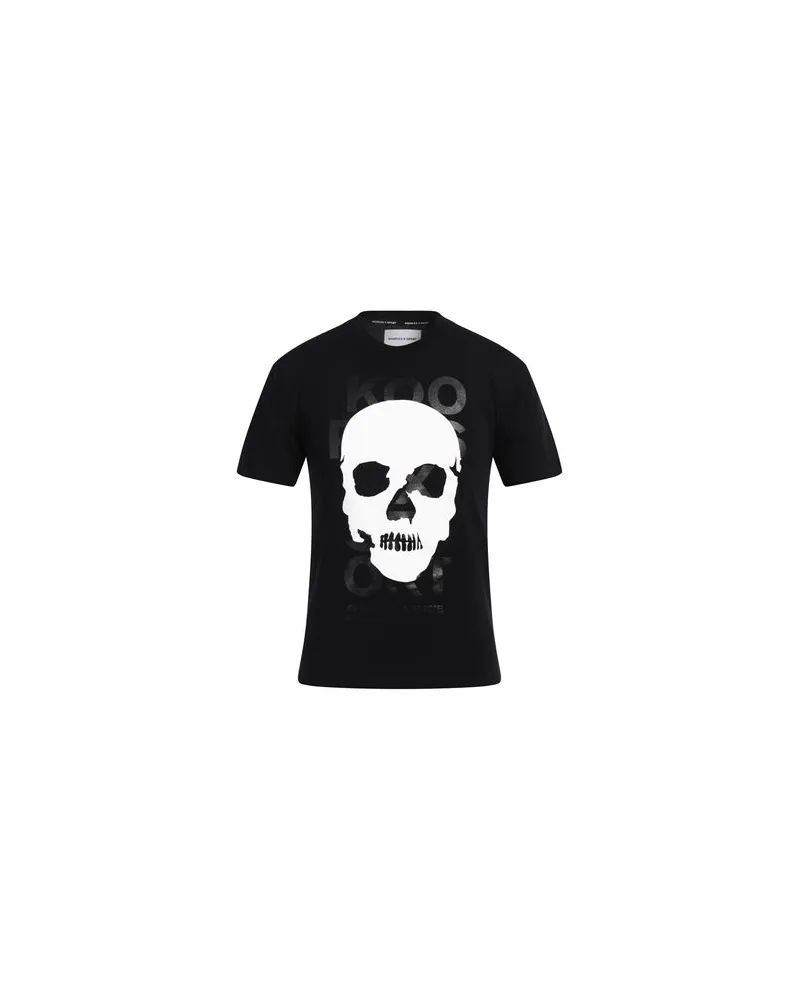 The Kooples TOPS - T-shirtsauf YOOX.COM Schwarz