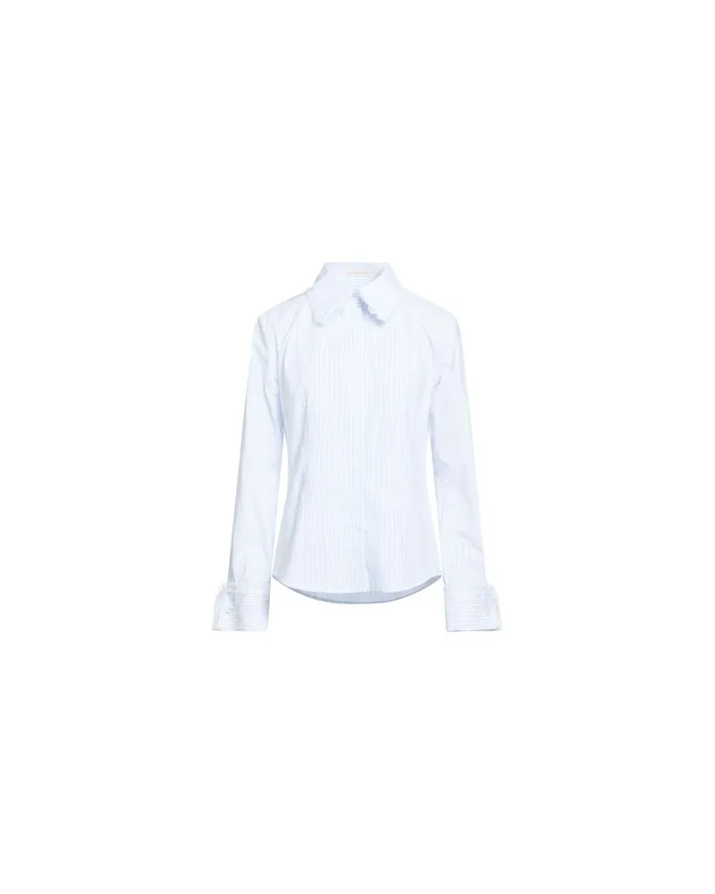 Camicettasnob TOPS - Hemdenauf YOOX.COM Hellblau