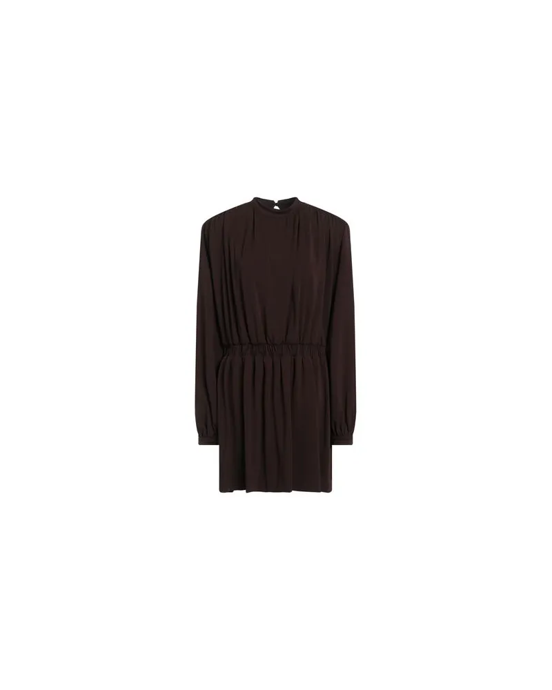 Federica Tosi KLEIDER - Mini-Kleiderauf YOOX.COM Dunkelbraun