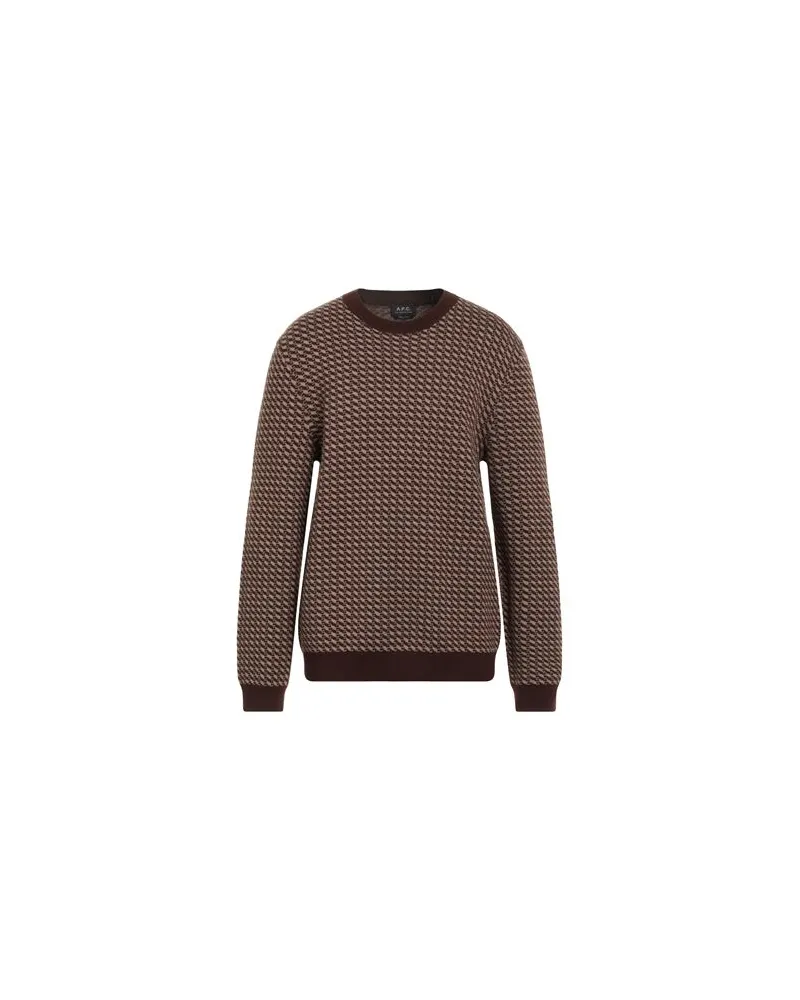 A.P.C. STRICKWAREN - Pulloverauf YOOX.COM Dunkelbraun