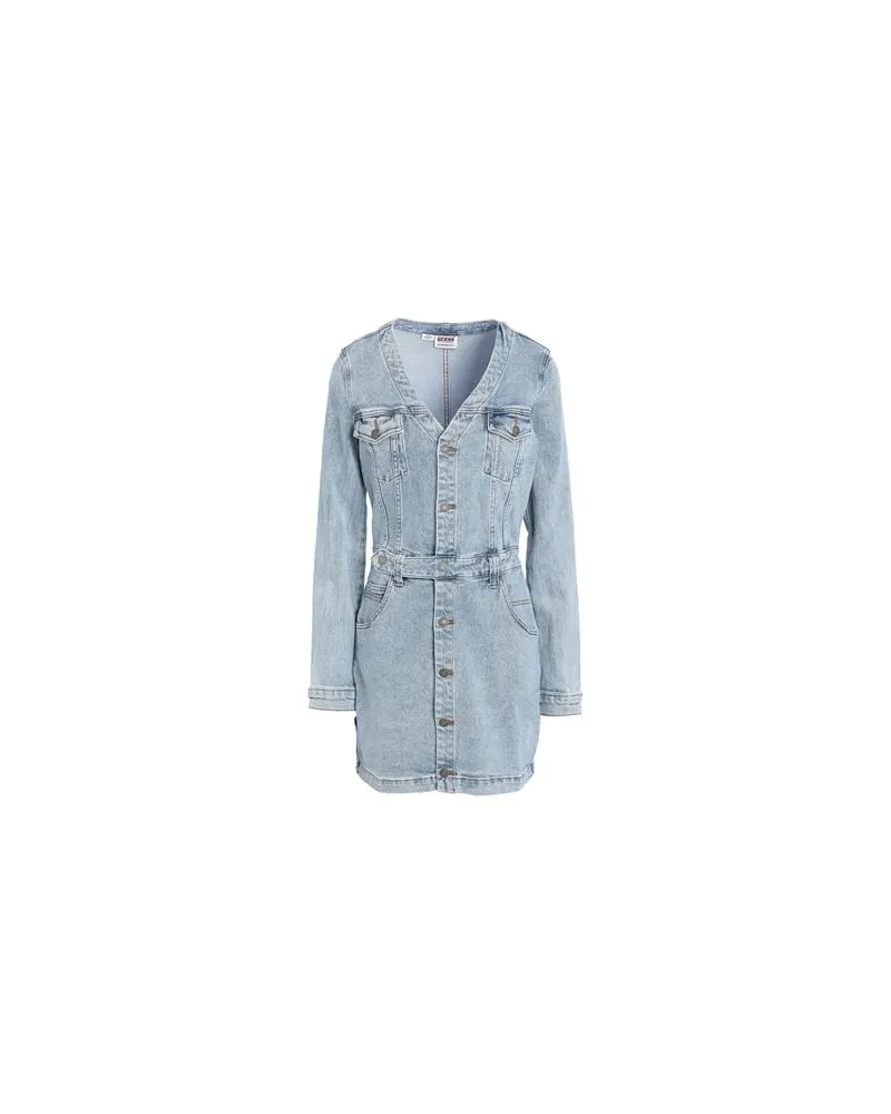Guess KLEIDER - Mini-Kleiderauf YOOX.COM Blau