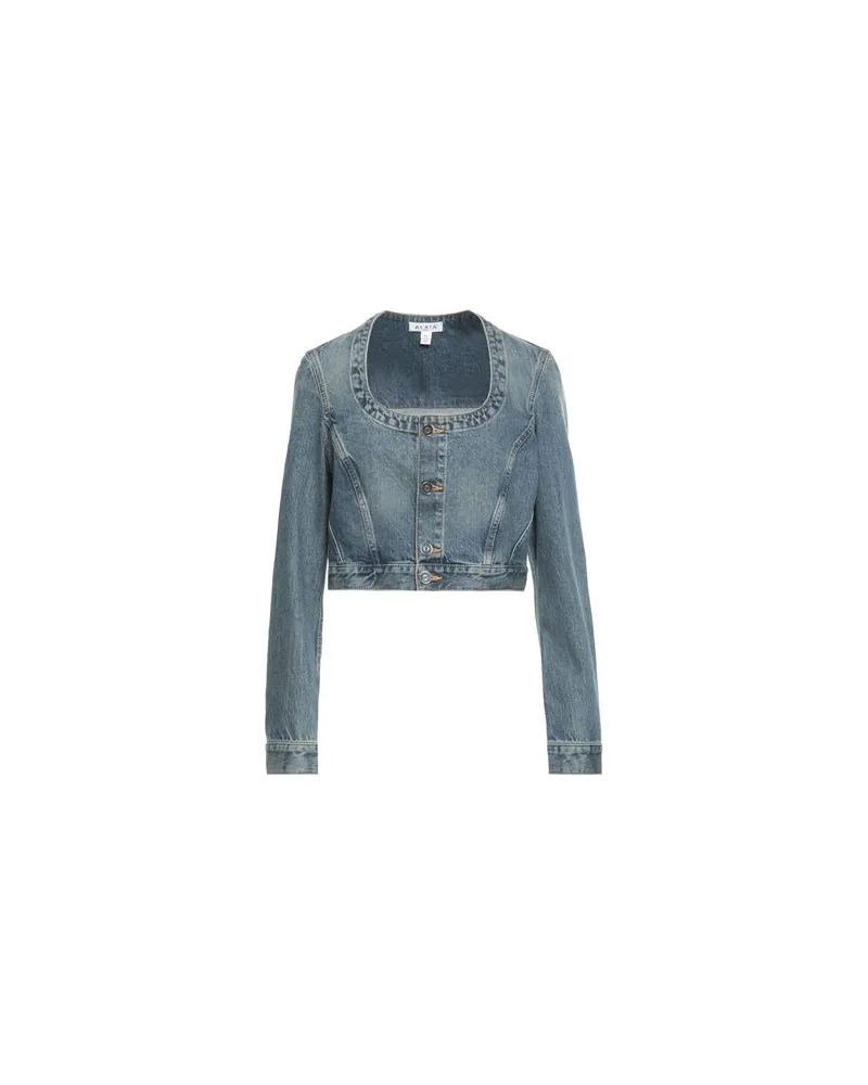 Alaïa JACKEN & MÄNTEL - Jeansjacken/Mäntelauf YOOX.COM Blau
