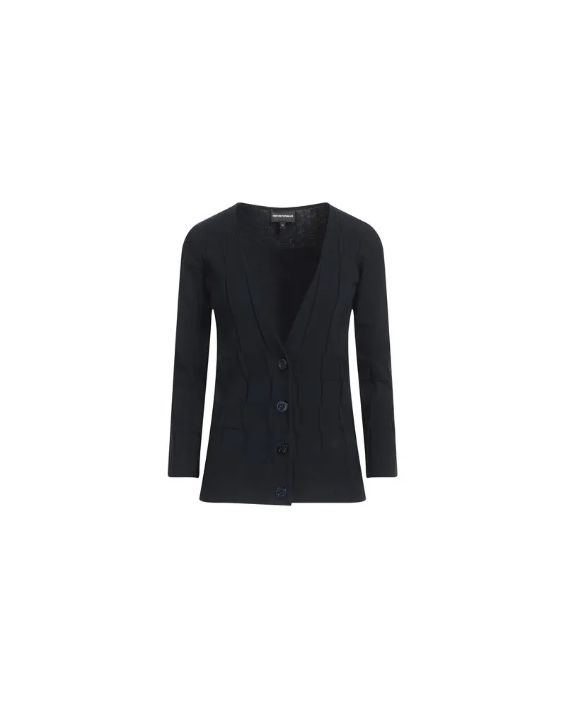 Emporio Armani STRICKWAREN - Strickjackenauf YOOX.COM Marineblau