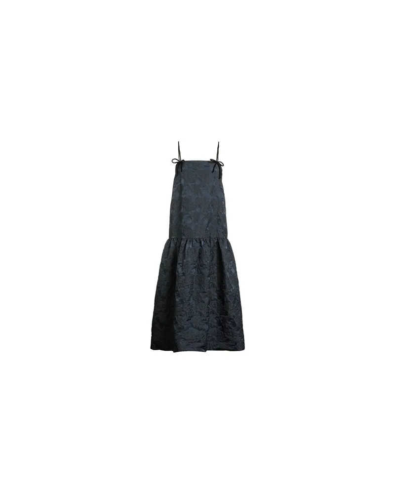 Ganni KLEIDER - Maxi-Kleiderauf YOOX.COM Nachtblau