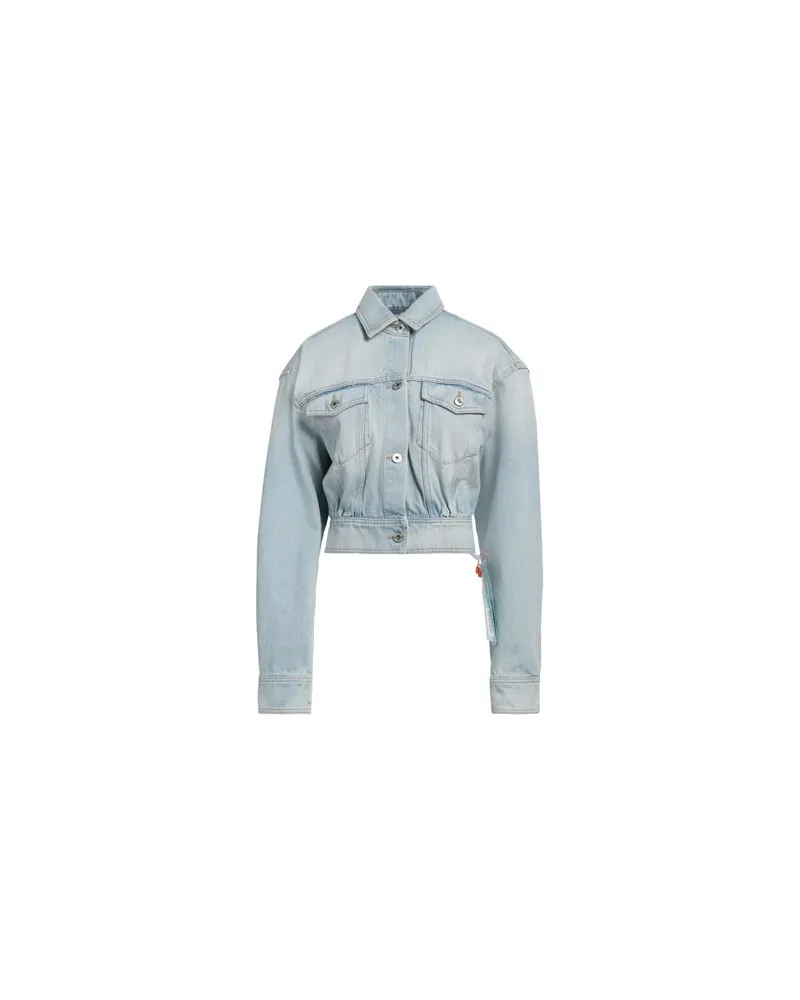 OFF-WHITE JACKEN & MÄNTEL - Jeansjacken/Mäntelauf YOOX.COM Blau