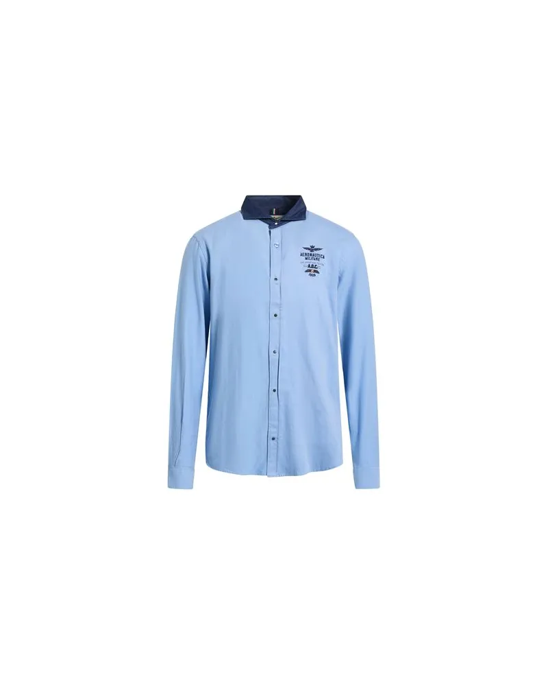 Aeronautica Militare TOPS - Hemdenauf YOOX.COM Hellblau
